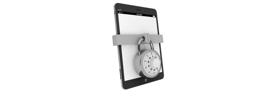 Padlocked Tablet